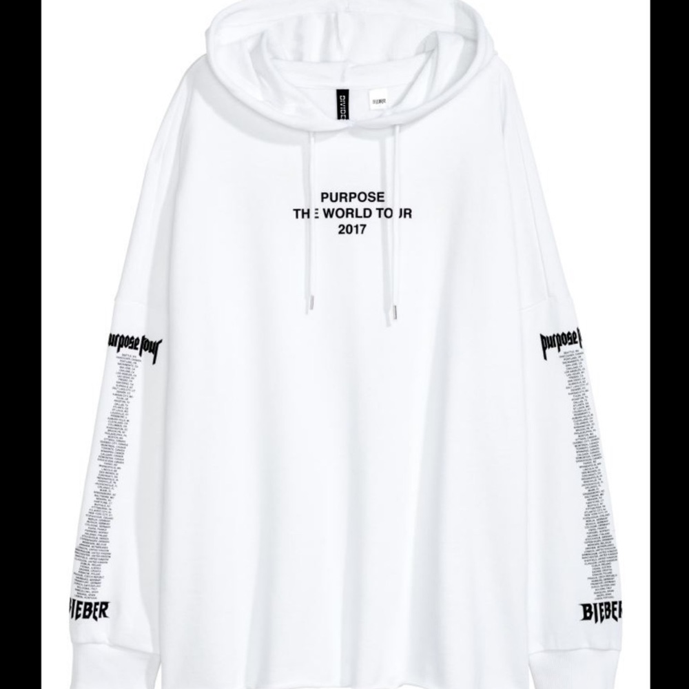 Purpose world tour Justin Bieber hoodie